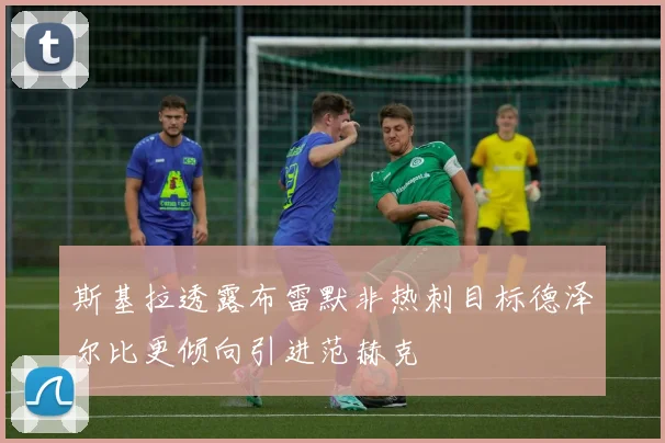 斯基拉透露布雷默非热刺目标德泽尔比更倾向引进范赫克